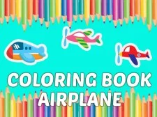 Libro da colorare Aereo Educazione per bambini